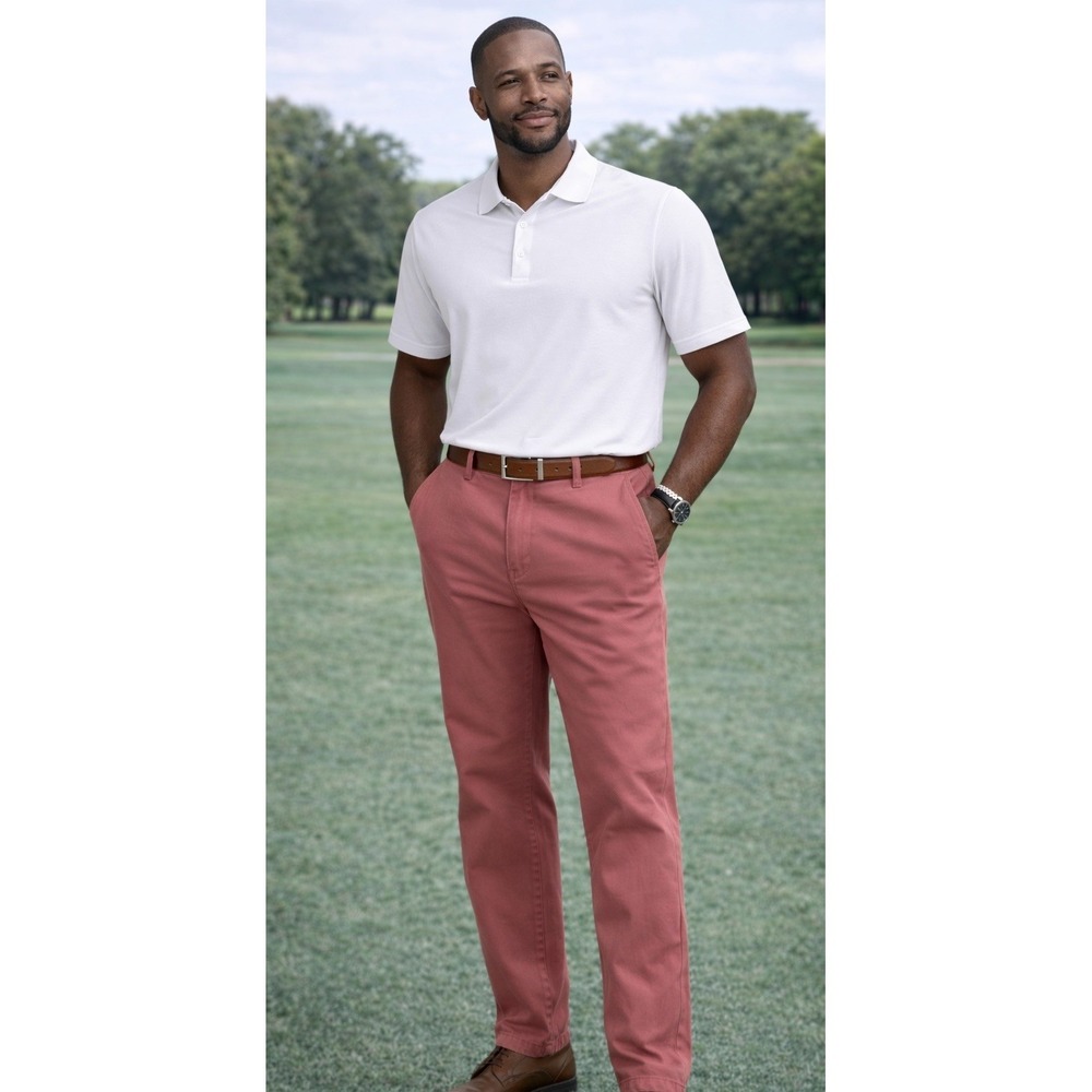 Joseph‎ Abbound Rose Stretch Comfort Chino Pant Sz 36x32 Mens Khakis Golf Casual